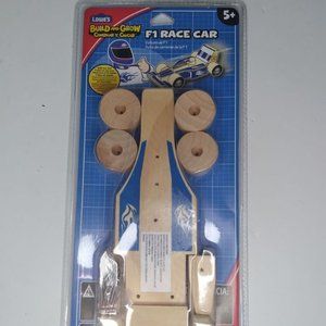 F1 Race Car- Build And Grow Wooden F1 Race Car- New In Packaging